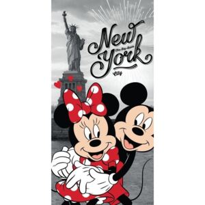 Ručnik Mickey i Minnie u New Yorku 70/140