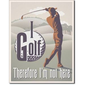 I Golf Metalni znak, (30 x 42 cm)