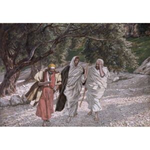 James Jacques Joseph Tissot - The Disciples on the Road to Emmaus, illustration for 'The Life of Christ', c.1884-96 Reprodukcija umjetnosti