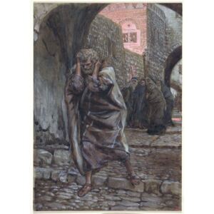James Jacques Joseph Tissot - Peter Went Out and Wept Bitterly, illustration for 'The Life of Christ', c.1886-94 Reprodukcija umjetnosti