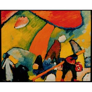 Wassily Kandinsky - On the Beach, 1909 Reprodukcija umjetnosti