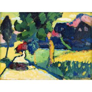 Wassily Kandinsky - Summer Landscape, 1909 Reprodukcija umjetnosti
