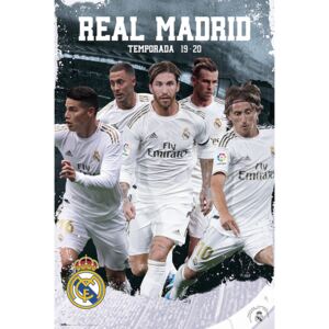 Real Madrid 2019/2020 - Team Action Poster, (61 x 91,5 cm)