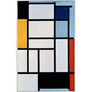 Mondrian, Piet - Composition with red, black, yellow, blue and grey, 1921, by Piet Mondrian , oil on canvas. Netherlands, 20th century. Reprodukcija umjetnosti