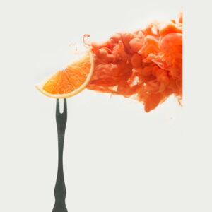 Umjetnička fotografija Disintegrated orange, Dina Belenko