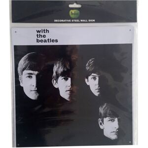 The Beatles - With The Beatles Metalni znak, (30 x 30 cm)