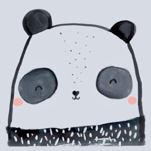Ilustracija Inky line panda, Laura Irwin