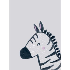 Ilustracija Inky zebra, Laura Irwin