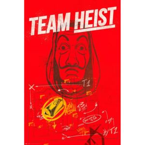Money Heist (La Casa De Papel) - Team Heist Poster, (61 x 91,5 cm)
