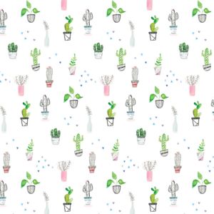 Ilustracija Houseplants and cacti, Laura Irwin