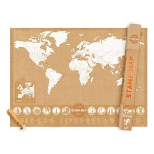 Scratch Map Stamp Map