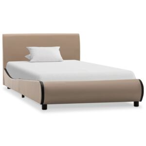 VidaXL Okvir za krevet od umjetne kože boja cappuccina 90 x 200 cm