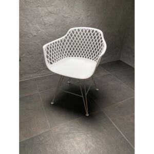 Trinidad vanjska blagovaonska stolica - Bijela boja