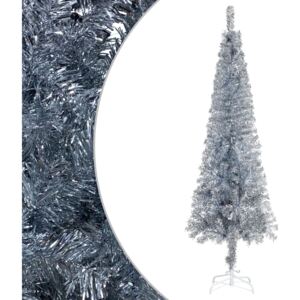 VidaXL Usko božićno drvce srebrno 180 cm