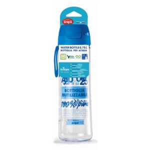 Plavo-bijela boca za vodu Snips, 0,75 l