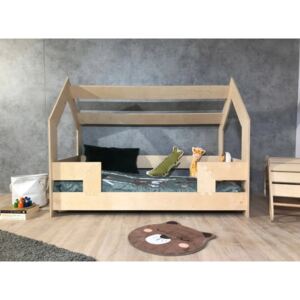 Dětská postel Ourbaby Natural Puzzle prirodni 160x80 cm