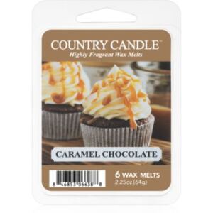 Country Candle Caramel Chocolate vosak za aroma lampu 64 g