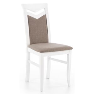 Stolica H396, Boja: Bijela + smeđa