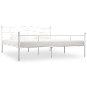 VidaXL Okvir za krevet bijeli metalni 200 x 200 cm