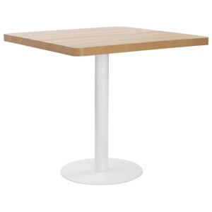 VidaXL Bistro stol svjetlosmeđi 80 x 80 cm MDF