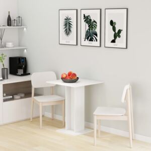 VidaXL Bistro stol bijeli 60 x 60 x 75 cm od iverice