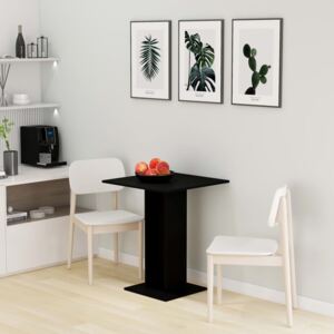 VidaXL Bistro stol crni 60 x 60 x 75 cm od iverice