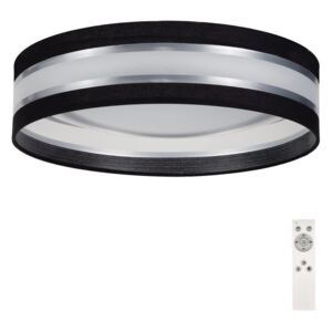 LED Prigušiva stropna svjetiljka SMART CORAL LED/24W/230V crna/srebrna + DU