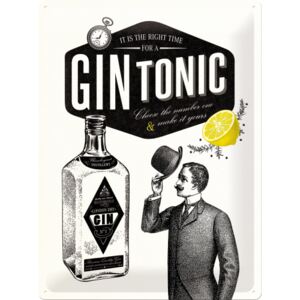 Buvu Metalna tabla: Gin Tonic - 30x40 cm