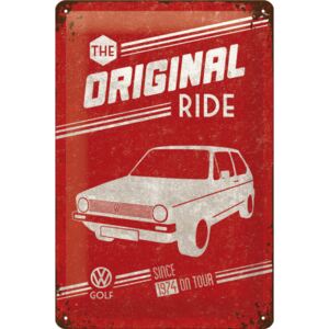 Buvu Metalna tabla - VW The Original Ride (crvena)