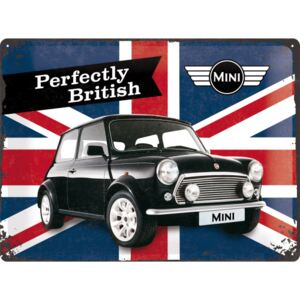 Buvu Metalna tabla - Mini Cooper (Perfectly British)