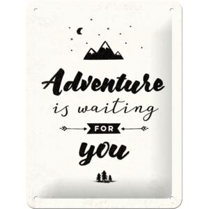 Buvu Metalna tabla - Adventure is Waiting for You
