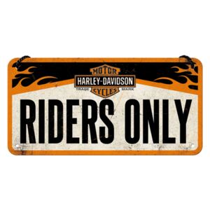 Buvu Metalna viseća tabla - Harley-Davidson Riders Only