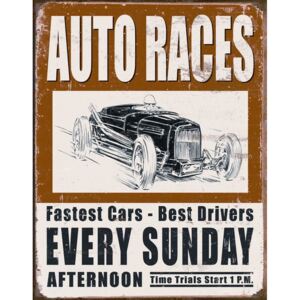 Metalna tabla - Auto Races