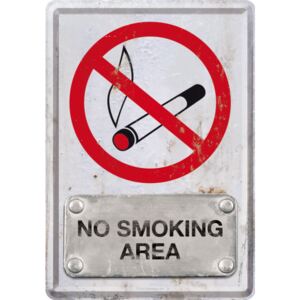 Buvu Metalna razglednica - No Smoking Area