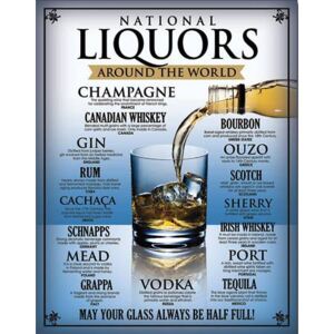 Metalna tabla - National Liquors