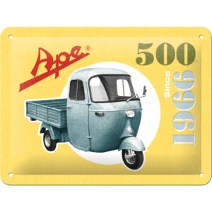 Buvu Metalna tabla: Ape 500 Since 1966 - 15x20 cm