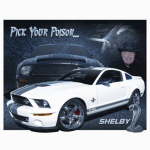 Metalna tabla - Shelby Mustang