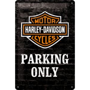 Buvu Metalna tabla: Harley-Davidson Parking Only - 30x20 cm