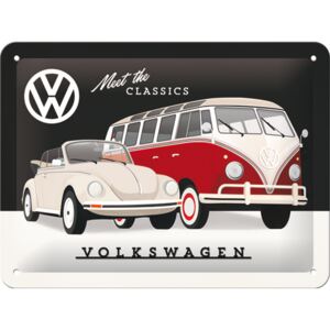Buvu Metalna tabla: VW Meet The Classics - 15x20 cm