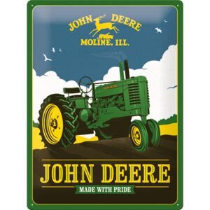 Buvu Metalna tabla: John Deere (Made With Pride) - 30x40 cm