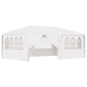 VidaXL Profesionalni šator za zabave 4 x 6 m bijeli 90 g/m²