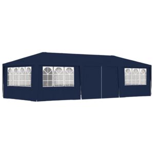 VidaXL Profesionalni šator za zabave 4 x 9 m plavi 90 g/m²
