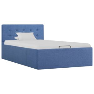 VidaXL Hidraulični okvir za krevet od tkanine plavi 90 x 200 cm