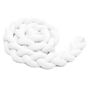 Pletenica mantinel 360 cm - bijela White bed snake