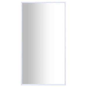VidaXL Ogledalo bijelo 100 x 60 cm