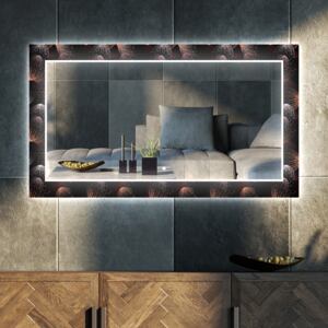 Ukrasno zrcalo s LED pozadinskim osvjetljenjem za dnevnu sobu