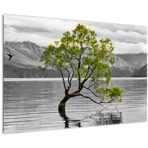 Slika stabla usred jezera (90x60 cm)