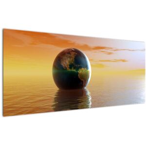 Slika - Zemaljska kugla (120x50 cm)