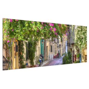 Slika mediteranske ljetne uličice (120x50 cm)