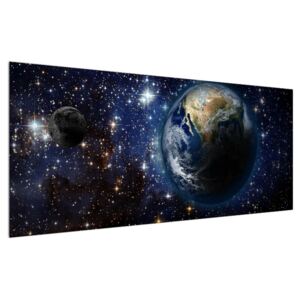 Svemirska slika planeta (120x50 cm)